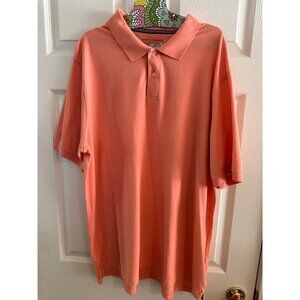 Saddlebred Perfect Polo Big & Tall XLT Orange Mens